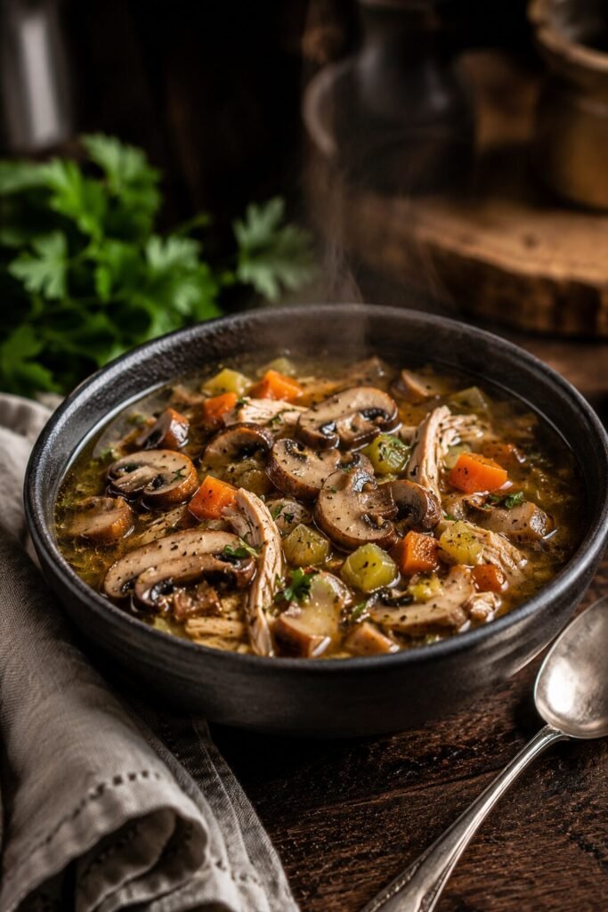 Mellow Mushroom Chicken Stew Recipe