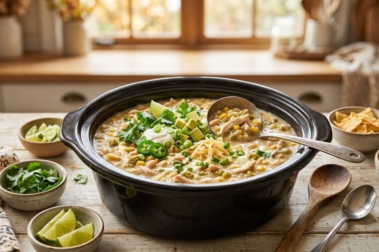 Crockpot White Chicken Chili