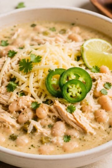 Easy White bean chicken chili recipe