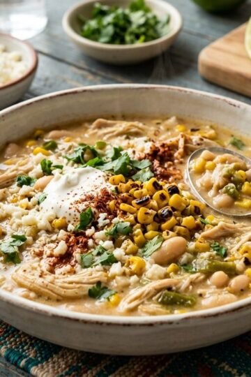 Mexican Street Corn White Chicken Chili