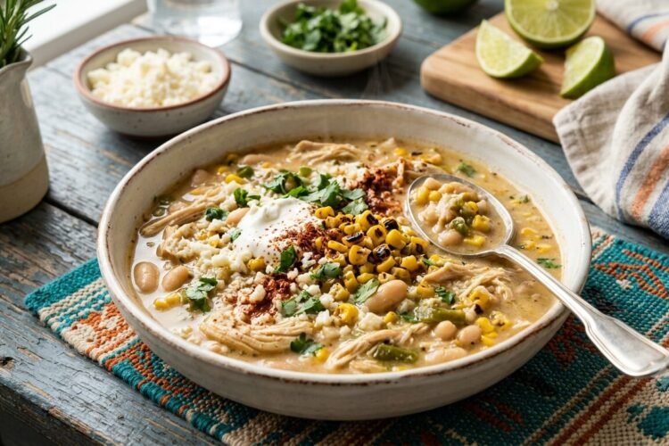 Mexican Street Corn White Chicken Chili
