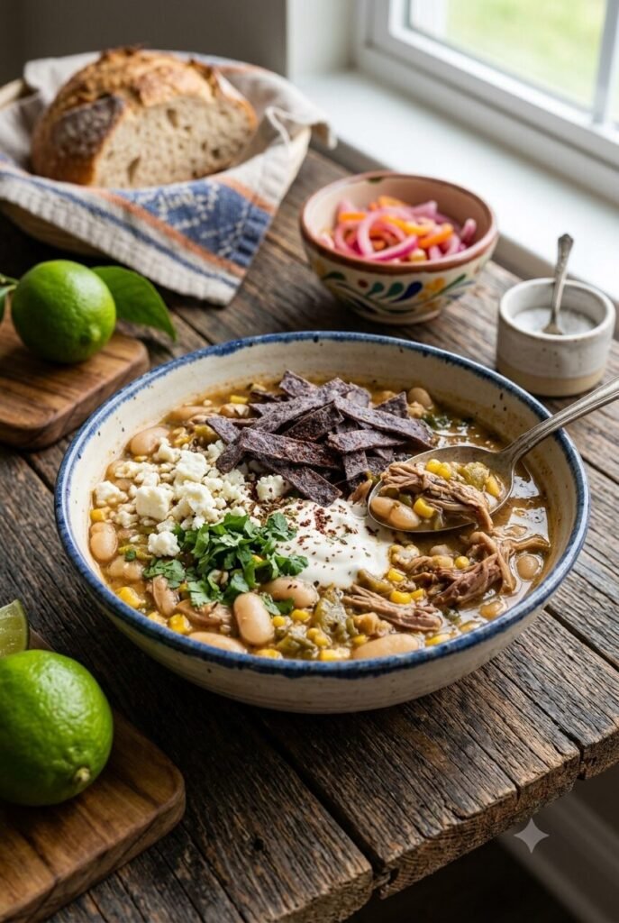 Mexican Street Corn White Chicken Chili In Crock Pot