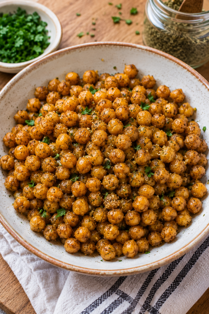 10. Herb Roasted Chickpea Clouds Recipe
