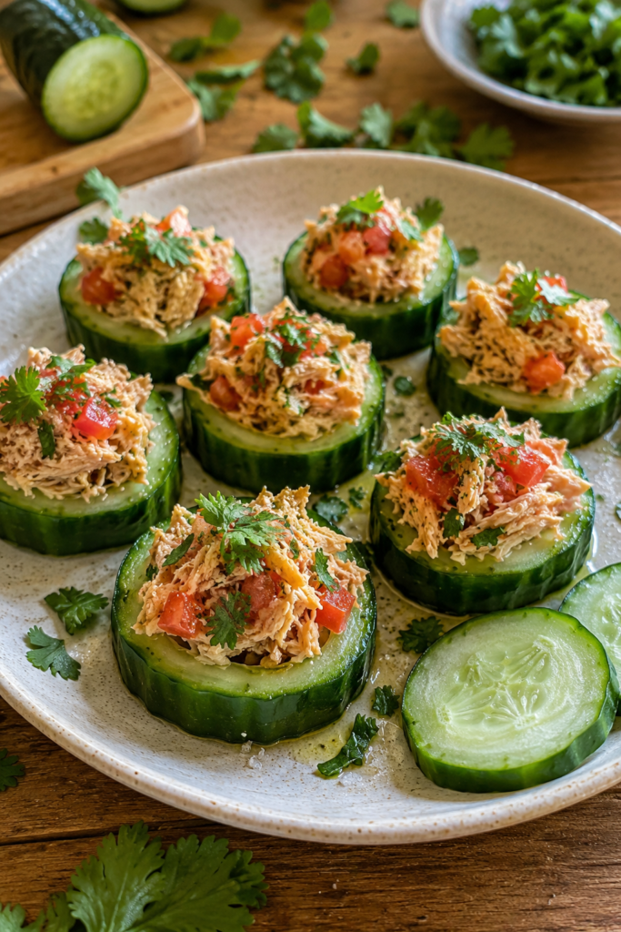 8. Cucumber Taco Bites Recipe