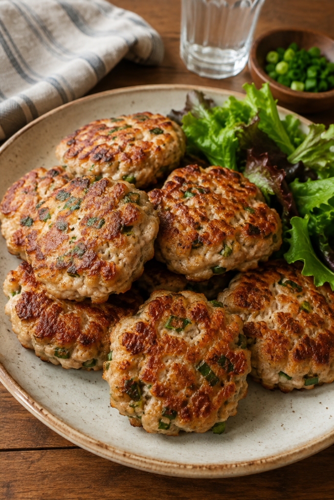 Green Onion Turkey Fritters Recipe