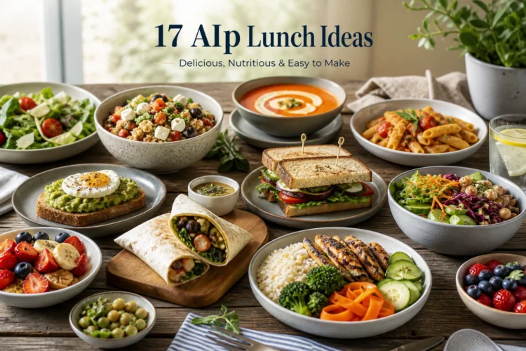 17 AIp Lunch Ideas recipe collection.