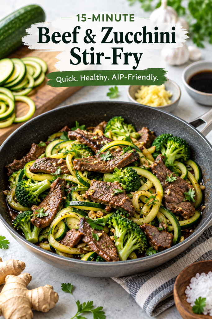 15-Minute Beef & Zucchini Stir-Fry Recipe